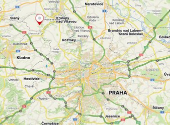 Stavební pozemek v obci Blevice, cca 15 km od Prahy - 16