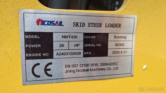 Mini nakladač, smykový nakladač - 16