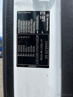 Mercedes-Benz ACTROS 1843 BDF AUTOMAT EURO VI Dhollandia DHS - 16