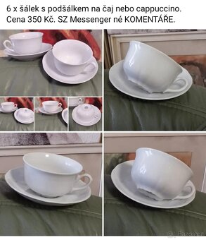 Porcelán viz fota. Cena za položku na fotografii. - 16