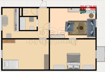 Prodej bytu 3+1, 70 m², Sokolov, ul. Sokolovská - 16