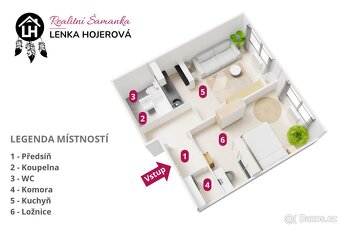 Prodej bytu 2+kk 47 m² třída Edvarda Beneše, Hradec Králové - 16