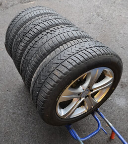 Použité Alu disky + zimní pneu MB W213 5x112r17 - 16