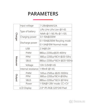 Nabíječka ToolkitRC M7 s balancérem Nová Doprava ZDARMA - 16