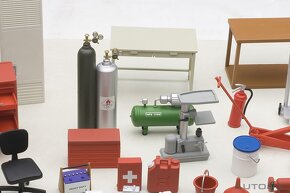 Sada vybavení dílny - diorama 1:18 AUTOart - 16