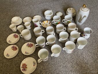 hrnek hrneček porcelán konvička servis nádobí retro - 16