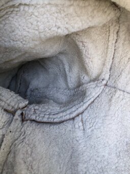 Army Letecká kožená bunda s kožíškem - 16