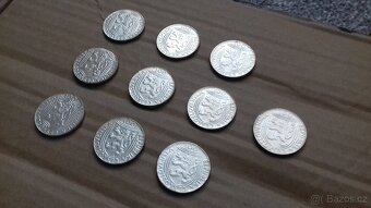 Stříbrné pamětní výroční mince 100 Kčs Stalin Gottwald Únor - 16