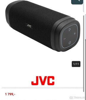 Přenosný bezdrátový reproduktor JVC XS-E622B černý - 16
