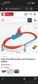 Hot Wheels Nebeská věž Kraksy GWT39 a Hot Wheels GJM75 - 16