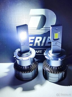 Led D1S D2S D3S D5S 6000k 70w led  Výkon 70w pár Lumen 24 00 - 16