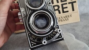 Starý fotoaparát Flexaret + pouzdro, příslušenství, krabice - 16
