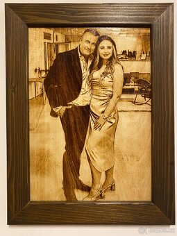 Vypalování fotografií na dřevě, podle vaši fotografií. - 16