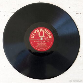 4 šelakové gramofonové desky ULTRAPHON, R. A. Dvorský - 16