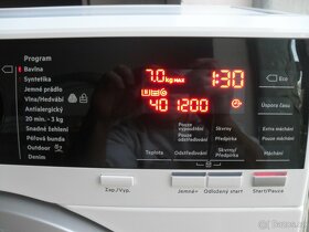 SLIM/ÚZKÁ PRAČKA-45CM AEG S PŘEDNÍM PLNĚNÍM 7KG,STÁŘÍ ROK - 16