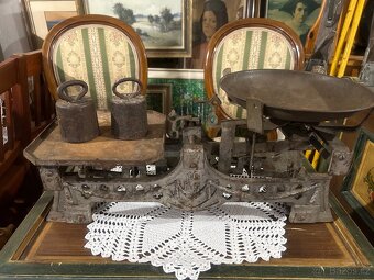 Staré litinové váhy RHEWA kouzlo dávných časů - 16