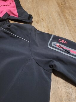 Tmavě šedá softshellová bunda CMP - 16