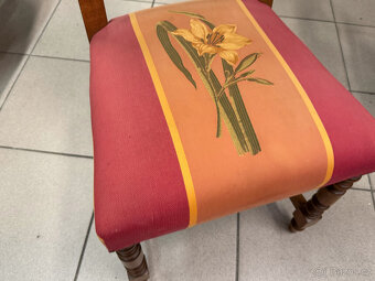 6 x zdobená zámecká kvalitní dubová židle - 16