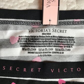 Victoria’s Secret 38C podprsenka bez kostic • kalhotky - 16