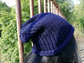 Nová pletená čepice 2v1 - 16