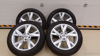 Alu kola 5x112 r17 Lyra originál Škoda Octavia IV. Zimní - 16