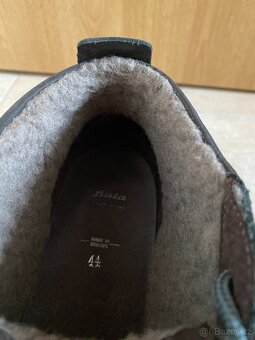 Nové pánské kožené zimní boty Baťa s kožichem - č. 44 - 16