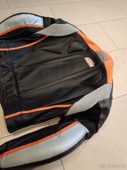 KTM Racing-Pánská kožená moto kombinéza, dvoudílná - 16