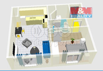 Prodej bytu 2+kk, 47 m², Praha, ul. Hořanská - 16
