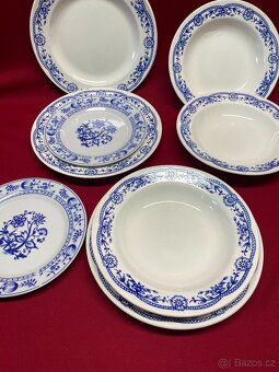 talíře cibulák vzor malované talíře cibulák porcelán - 16