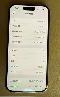 iPhone 14 Pro 128 GB Gold - 16