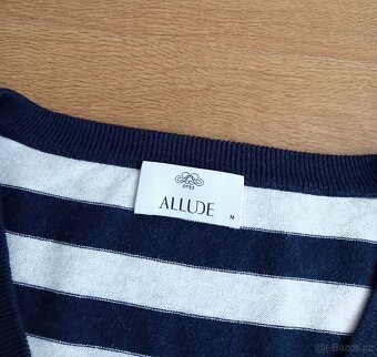 Allude dámský luxusní svetřík vel. M/L bavlna len - 16