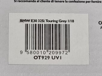 BMW E30 Touring 325I 1991 1:18 OttoMobile - 16