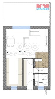 Prodej rodinného domu, 98 m², Hrušky, ul. Příční - 16