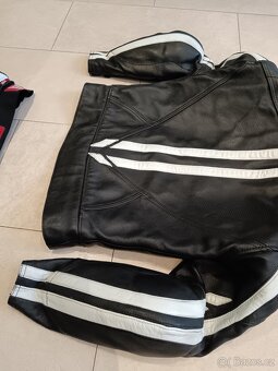 Berik Brave Heart-Pánská kožená moto kombinéza, dvoudílná - 16