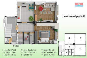 Prodej rodinného domu, 140 m², Smečno, ul. Komenského - 16