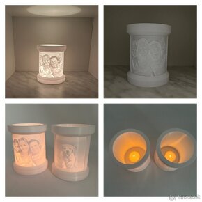 3D svietiace fotky - litografia / lithophane - 16