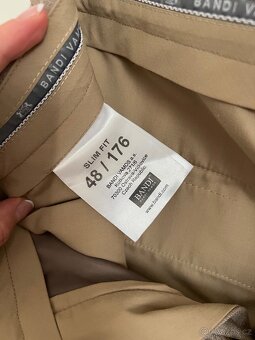 Pánský svatební oblek BANDI Pontarelli Sabbia (Slim Fit) - 16