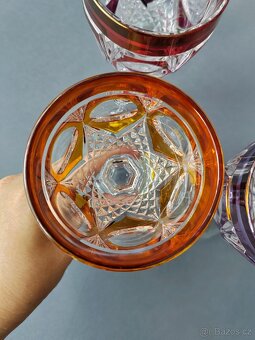 Luxusní sada křišťálových broušených sklenic od Hofbauer - 16