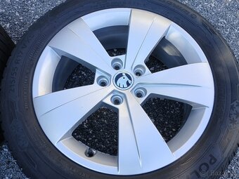 zimní orig alu kola Škoda Superb 3 215/55/17 vzorek 7mm - 16