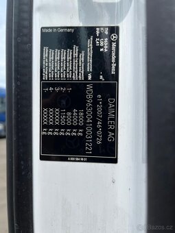 Mercedes-Benz ACTROS 1843 BDF AUTOMAT EURO VI Dhollandia DHS - 16