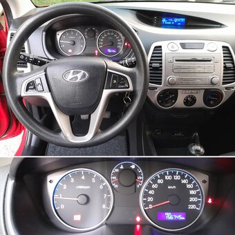 Hyundai i20 1.2i 57kW rok 2011 naj.157tis. NOVÁ STK - 16