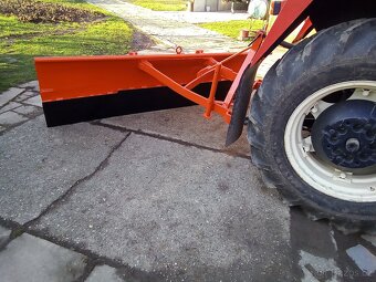 Traktorová radlice na sníh se železným břitem - 16