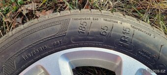 Alu kola Originál Peugeot Azote 4x108 6x15 ET23 185/65r15 - 16