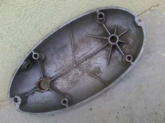 Jawa 250/350 Panelka - kryty řetězu,motoru,výfuky s koleny.. - 16