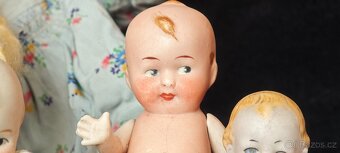 Starožitné porcelánky A.M, Heubach, Kewpie, K+W... - 16