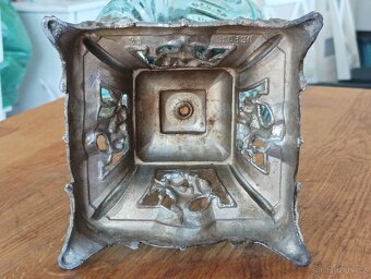 SECESE/ART NOUVEAU STAROŽITNÁ PETROLEJKA HASAG, FRANCIE 1900 - 16