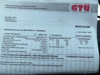 Toyota Avensis 1.8i 108kW park. kamera, navigace 2011 - 16