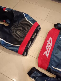 4SR RR Evo 3 Pearl Blue-Pánská moto kombinéza, dvoudílná - 16