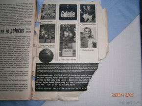 časopis SPARTA JE,KDYŽ JE SLAVIA,rok 1966,66 stran - 16