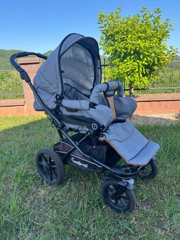 Emmaljunga kočárek set -šedo-hnědá - 16